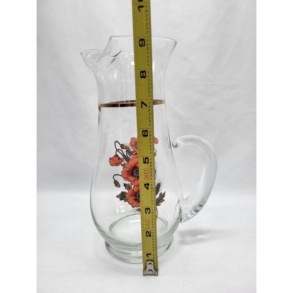 MCM West Virginia Glass Pitcher - Picture 2 of 5